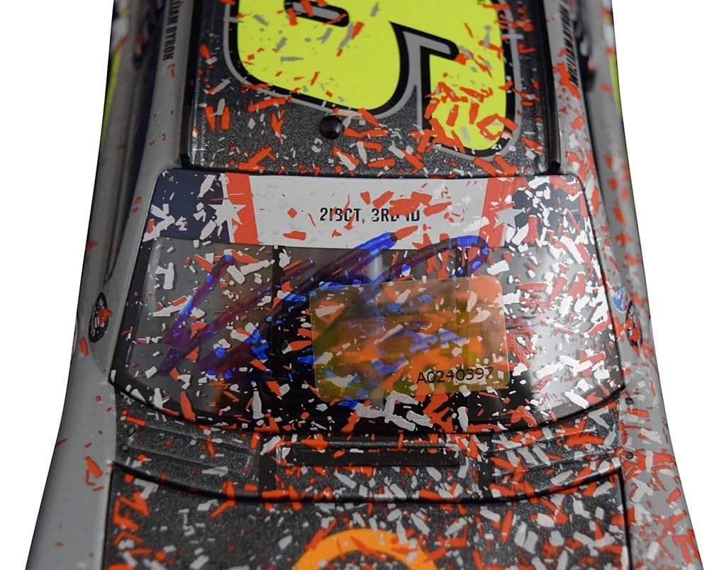 AUTOGRAPHED 2017 William Byron #9 Axalta Racing DAYTONA WIN (Raced Version) Xfinity Series JR Motorsports Signed Lionel 1/24 Scale NASCAR Diecast Car with Hologram COA (#1222 of only 1,669 produced)