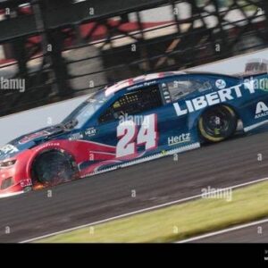 2020 William Byron Liberty University Signed Race Used 8x9 Sheetmetal Piece #5 - NASCAR Autographed Race Used Items