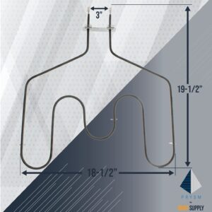 PRYSM WB44T10011 Oven Bake Element Replacement - Compatible with General Electric, Hotpoint, RCA Ranges replaces WB44T10011, WB44T10059, 820921, AH249286, EA249286, PS249286