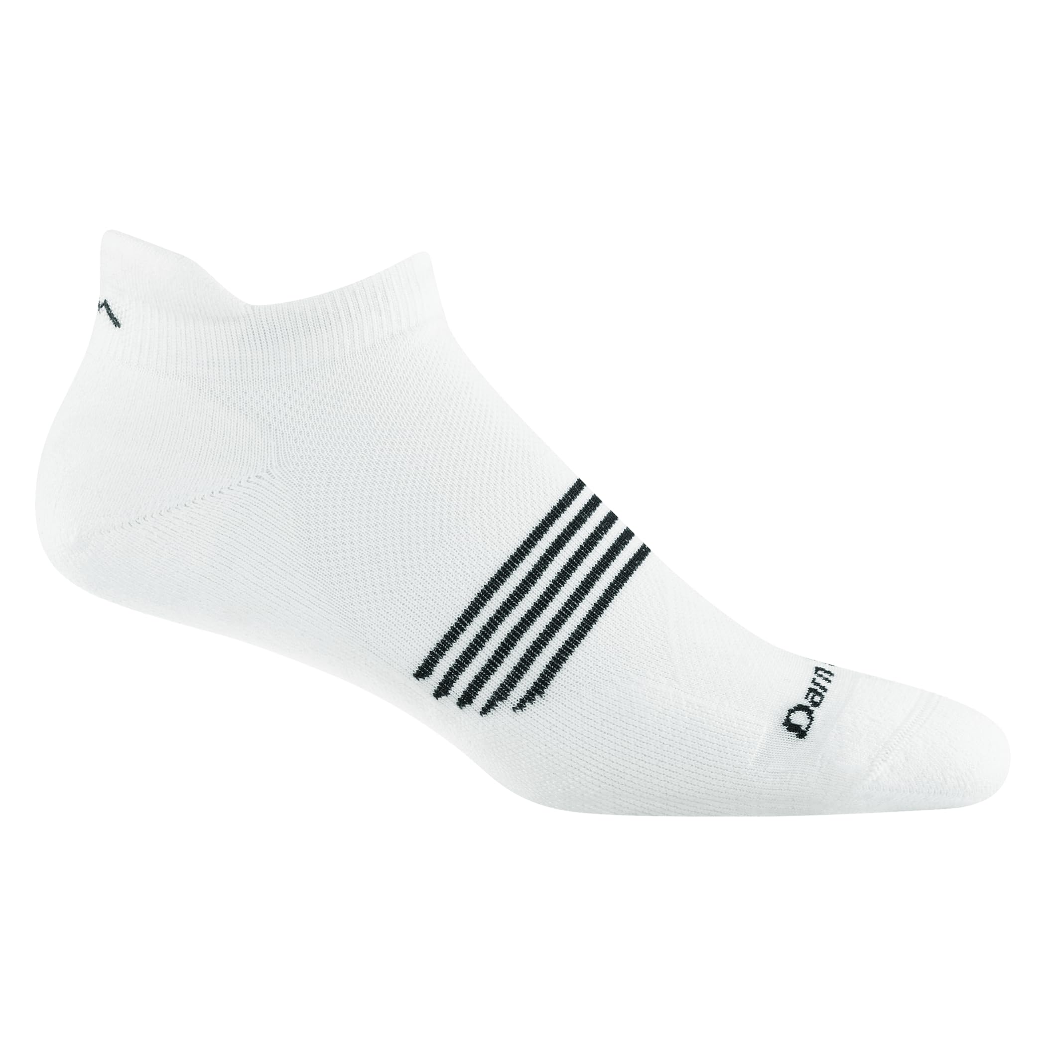 Darn Tough Men's Element No Show Lightweight with Cushion Sock (Style 1116) - White, Medium