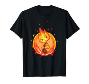 elemental - ember badge t-shirt