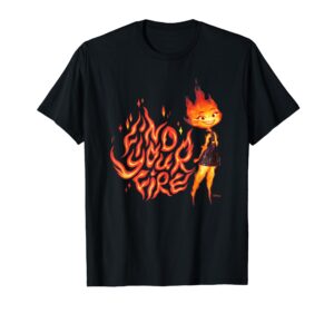 elemental - find your fire ember t-shirt