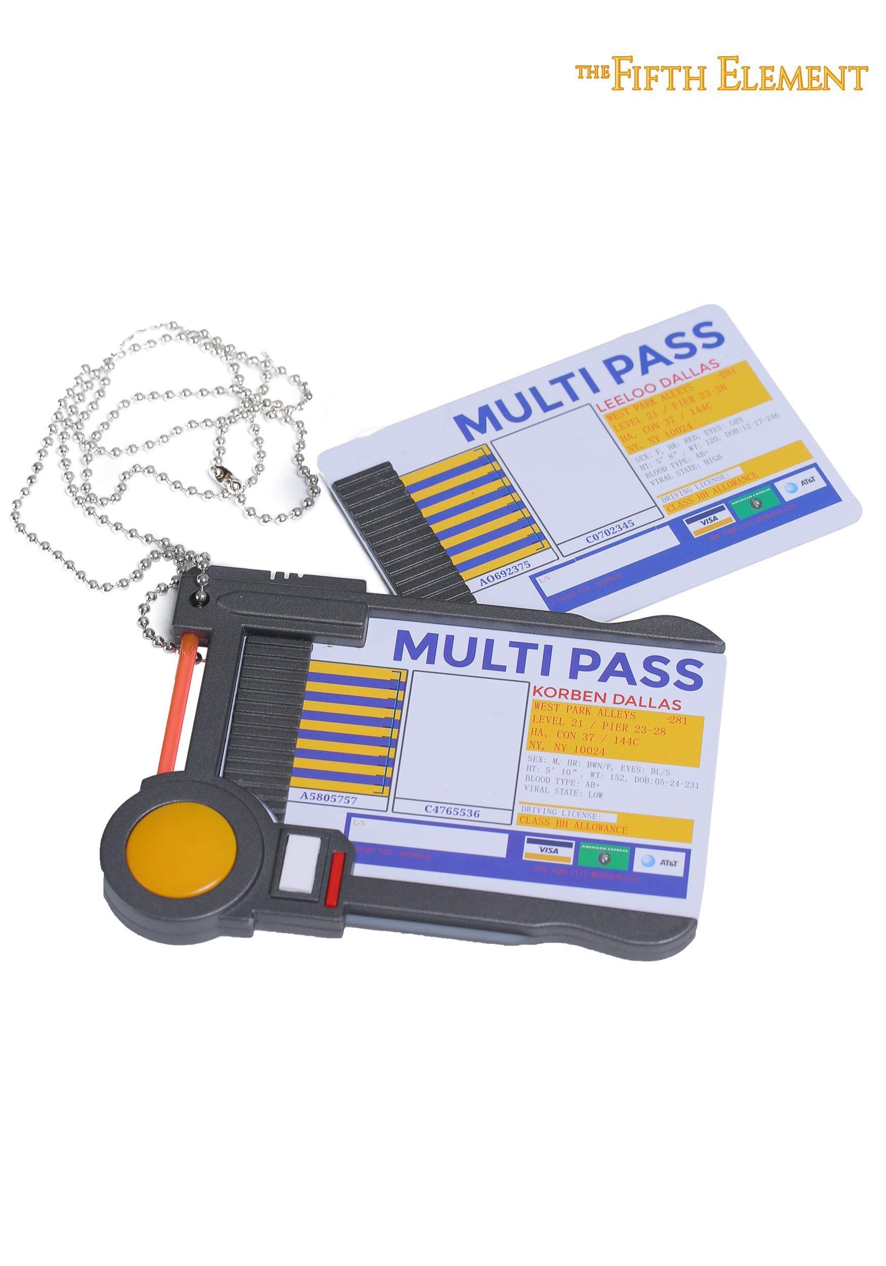 Fun Costumes Fifth Element Multipass Accessory Standard