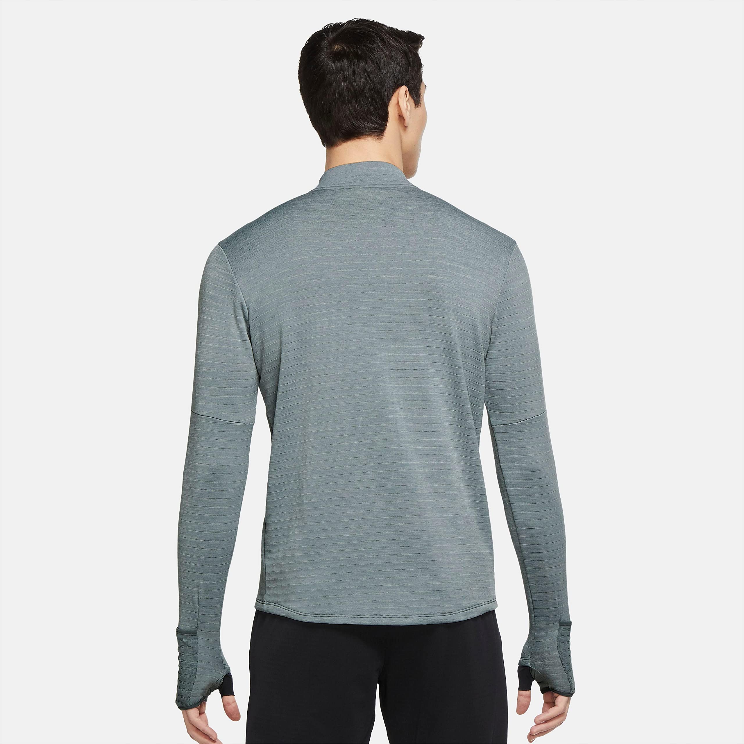 Nike Therma-FIT Repel Element Men's 1/4-Zip Running Top (as1, Alpha, l, Regular, Regular, Smoke Grey/Grey Fog/Heather)