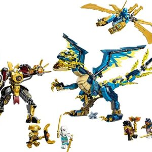 LEGO NINJAGO Elemental Dragon vs. The Empress Mech 71796 Building Toy Set, Features a Dragon, Mech, Ninja Flyer and 6 Minifigures, Gift for Boys and Girls Ages 9+ Who Love Ninja Warriors