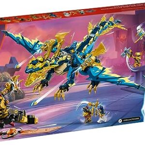 LEGO NINJAGO Elemental Dragon vs. The Empress Mech 71796 Building Toy Set, Features a Dragon, Mech, Ninja Flyer and 6 Minifigures, Gift for Boys and Girls Ages 9+ Who Love Ninja Warriors