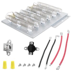 503978 61927 Dryer Heating Element Kit for speed queen, amana, admiral, crosley, maytag, magic chef, Replaces 964p3, 510329, Y503978, R0610067, 56047, 14218929-1 YEAR WARRANTY