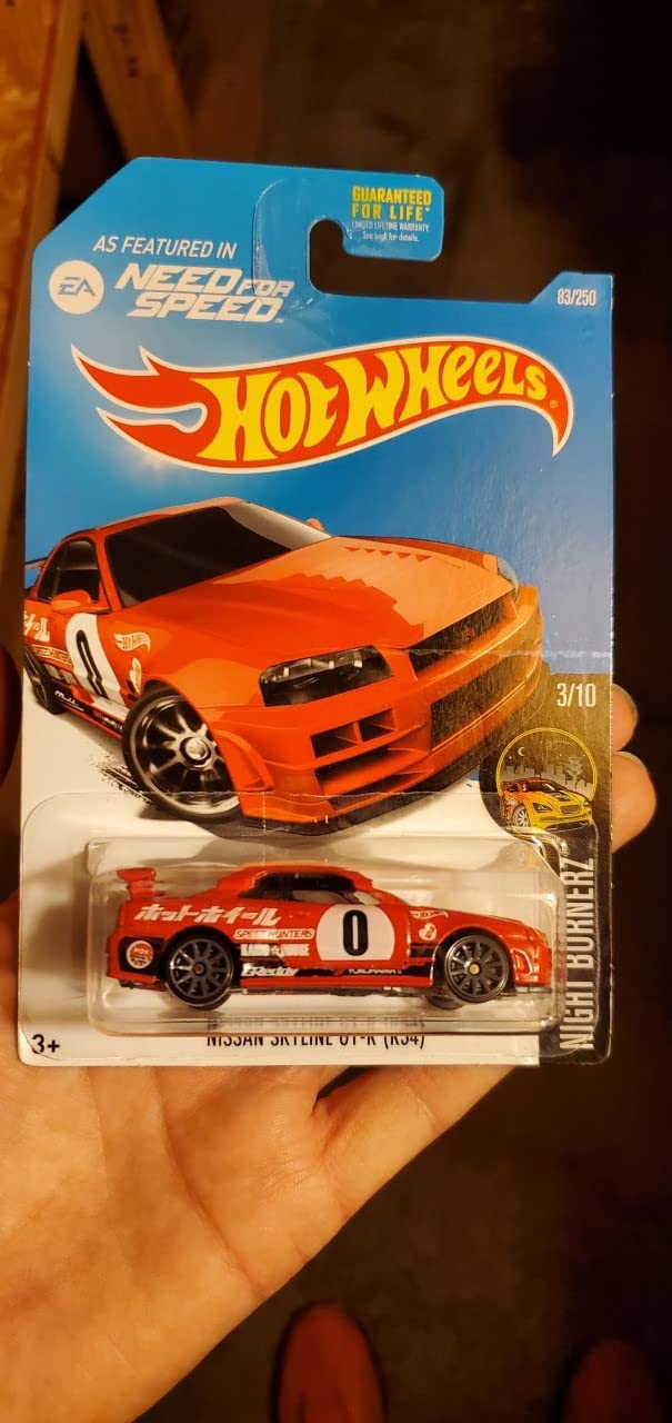 Hot Wheels 2016 Factory Sealed Set Exclusive Need For Speed Night Burnerz - Nissan Skyline GT-R (R34)