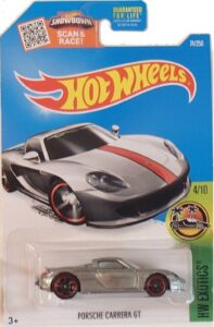 hot wheels, 2016 hw exotics, porsche carrera gt exclusive zamac #74/250