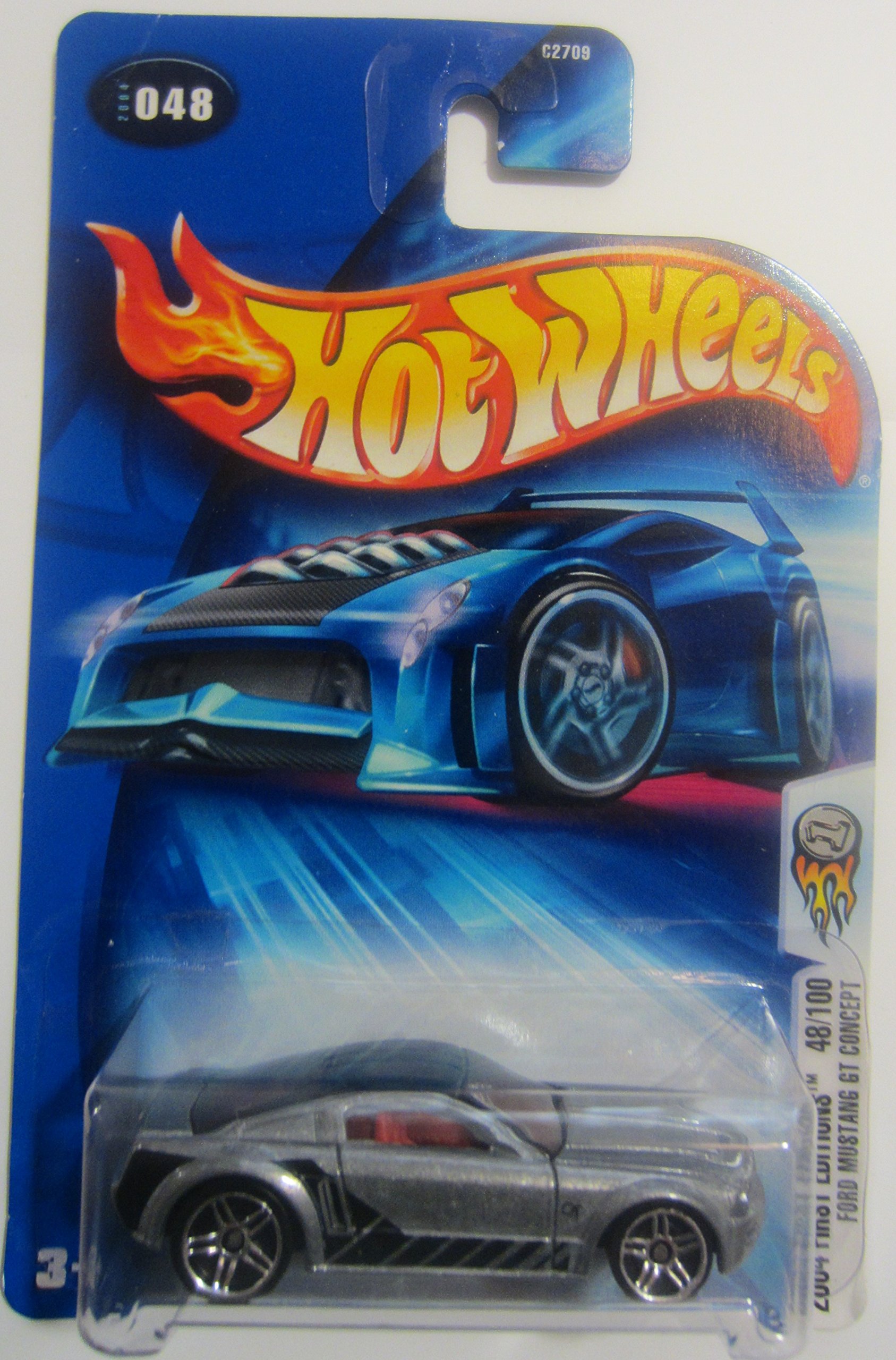 2004 Hot Wheels Toys R Us Exclusive Zamac First Editions Ford Mustang GT Concept Unpainted #2004-048 by Hot Wheels