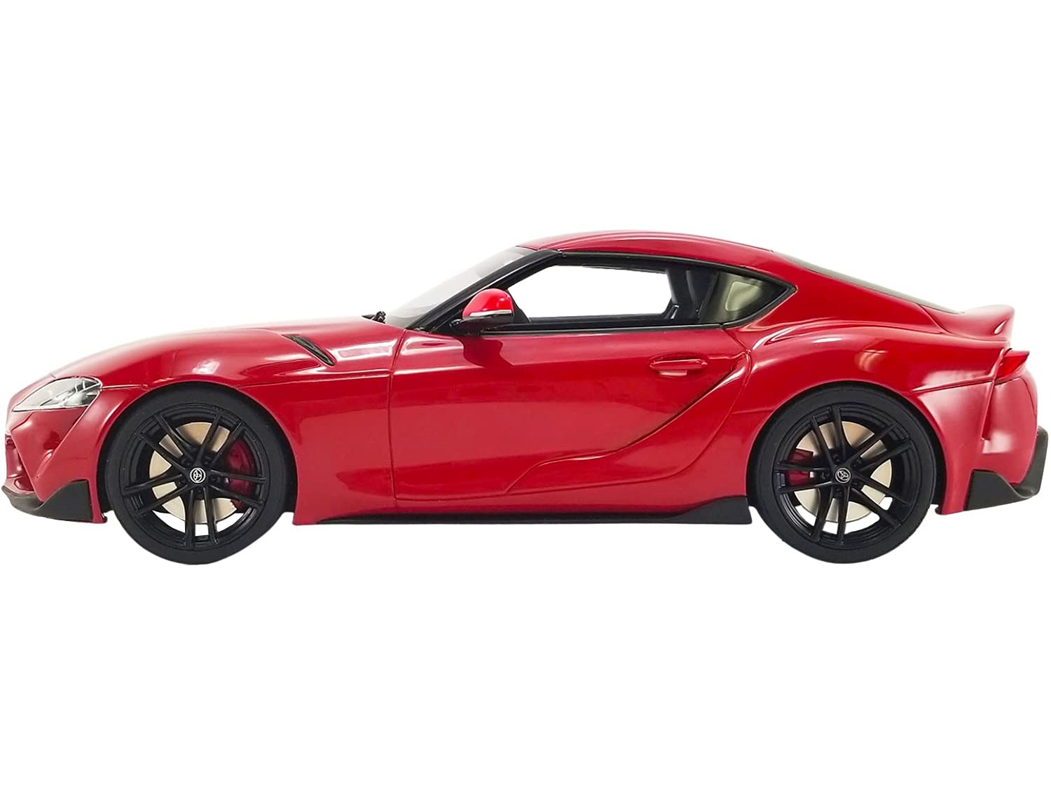 2021 Toyo-ta Supra GR 3.0 Renaissance Red with Black Wheels USA Exclusive Series 1/18 Model Car by GT Spirit for Acme US038