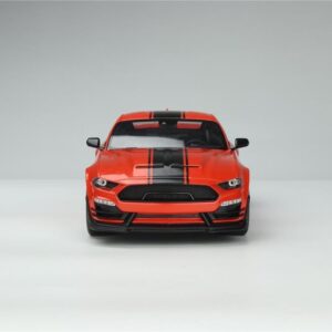 2021 Super Snake Coupe Red with Black Stripes USA Exclusive Series 1/18 Model Car by GT Spirit for Acme US058