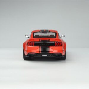 2021 Super Snake Coupe Red with Black Stripes USA Exclusive Series 1/18 Model Car by GT Spirit for Acme US058
