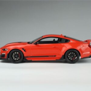 2021 Super Snake Coupe Red with Black Stripes USA Exclusive Series 1/18 Model Car by GT Spirit for Acme US058