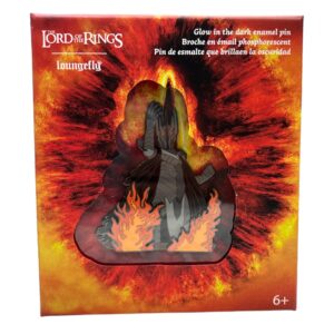 loungefly gt exclusive lord of the rings sauron 3" limited edition collector's box pin