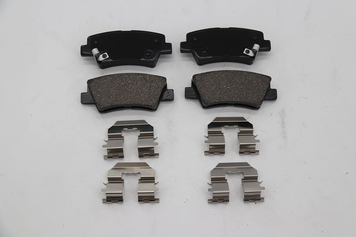 Ceramic Rear Brake Pads Set Compatible with Hyundai Sonata/Elantra/Accent/Veloster,Kia Rio/Optima Hybird/Soul EV/Soul/Cadenza/Forte/Forte Koup/Forte5,Automotive Replacement Disc Brake Pads Rear