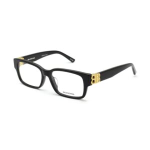 Balenciaga BB0105O 001 Eyeglasses Women's Black/Gold Full Rim 54mm