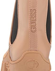 GUESS Women's HESTIA Combat Boot, Nude, 7.5