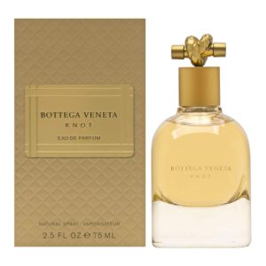 bottega veneta knot eau de parfum spray, 2.5 ounce, clear