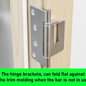 Door Security Bar-by Doorricade-Secure The Entire Width of Your Inward Opening Front Door or Safe Room.