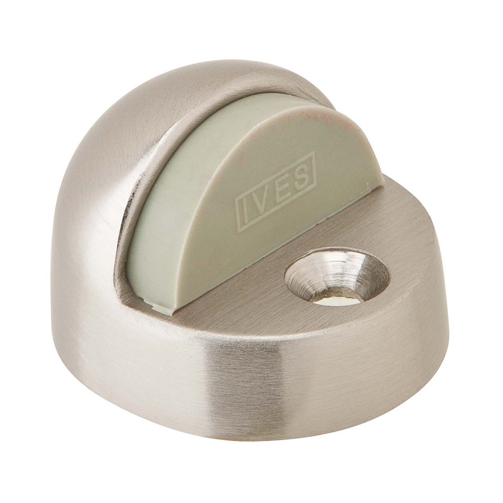 SCHLAGE Ives by Schlage 438B15 Dome Door Stop, Gray