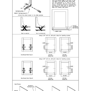 Hardware Resources Door Mount Kit for CAN-EBM Series, White