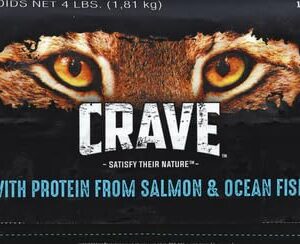 CRAVE Grain Free Adult High Protein Natural Dry Cat Food with Protein from Salmon & Ocean Fish 4 lb