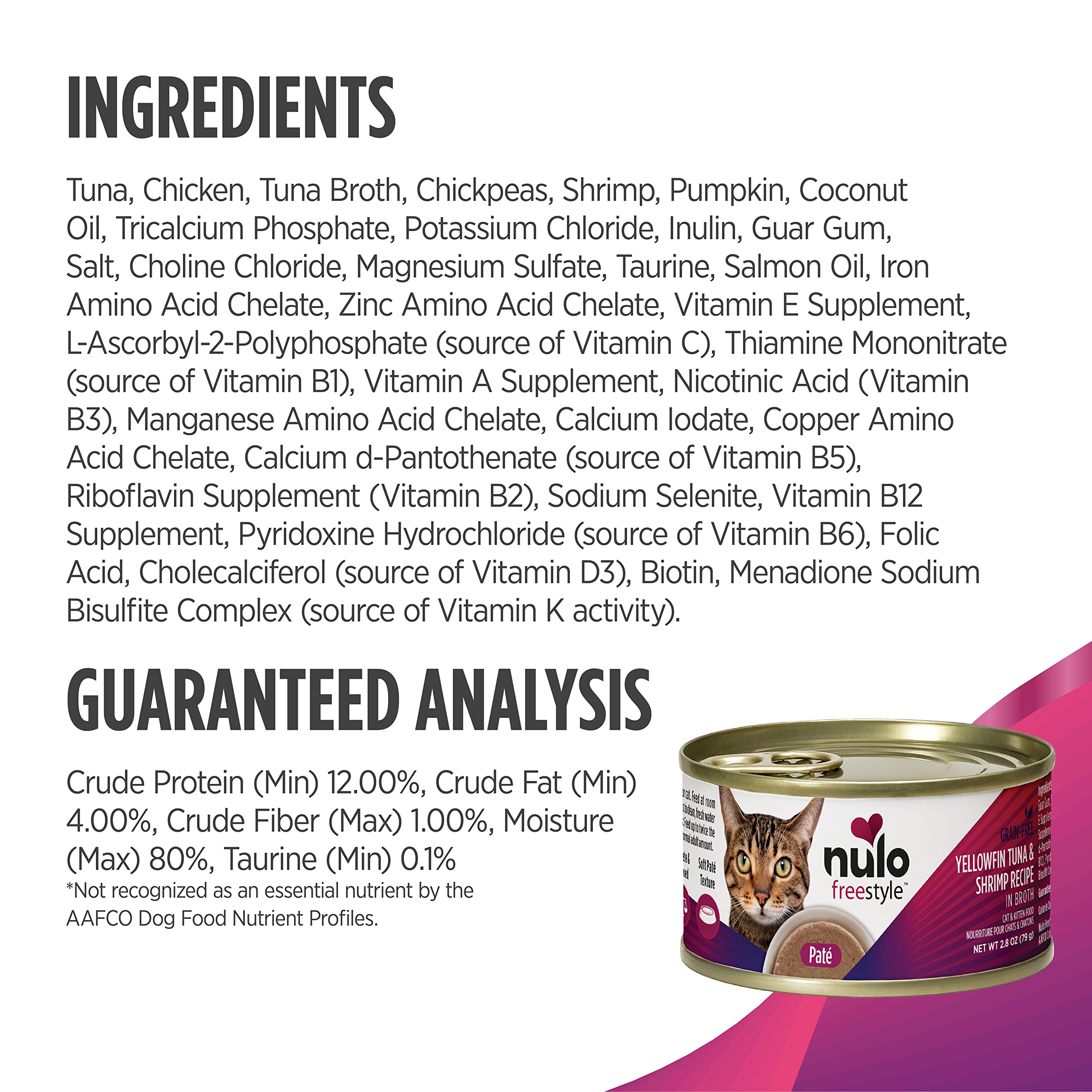 Nulo Freestyle Cat & Kitten Wet Pate Canned Cat Food, Premium All Natural Grain-Free, with 5 High Animal-Based Proteins and Vitamins to Support a Healthy Immune System and Lifestyle