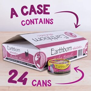 Earthborn Holistic Harbor Harvest Grain Free Canned Cat Food, 5.5 Oz, Case Of 24