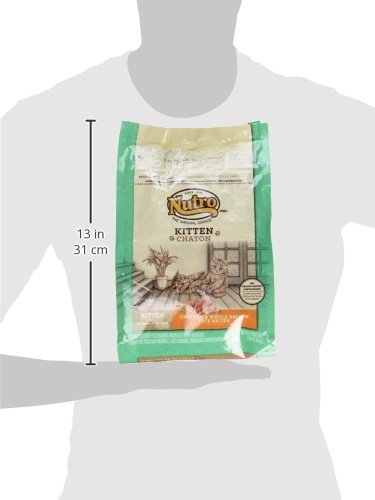 NUTRO WHOLESOME ESSENTIALS Kitten Natural Dry Cat Food for Early Development Farm-Raised Chicken & Brown Rice Recipe, 3 lb. Bag