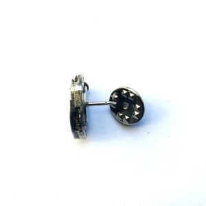 Steampunk Tie Pin Small Vintage Watch Movement Father's Day Tie Tack Lapel Pin Mechanical Jewel