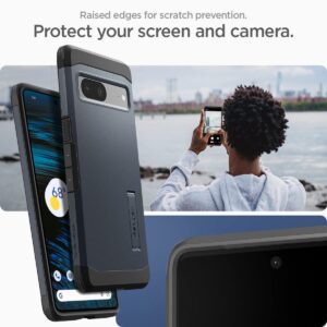 Spigen Tough Armor Case Compatible with Google Pixel 7 - Metal Slate