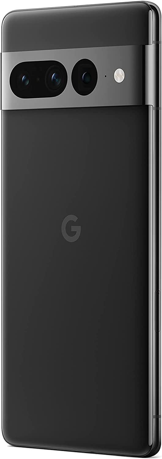 Google Pixel 7 Pro 5G 128GB 12GB RAM 24-Hour Battery Factory Unlocked for GSM Carriers Global Version - Obsidian (Renewed), Black