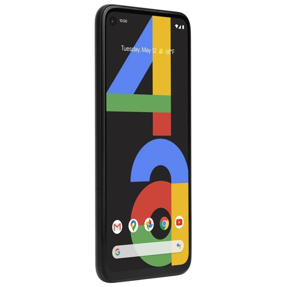 Google Pixel 4a with 5G (128GB, 6GB) 6.2" OLED, Snapdragon 765G, 4K Dual Camera, 4G LTE(Only for AT&T, Cricket) (Just Black) (Renewed)