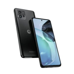 Motorola Moto G72 4G LTE 128GB + 6GB Unlocked Global (ONLY Tmobile/Metro/Mint/Tello USA Market) NFC 108MP Triple Camera + (Fast Car Charger Bundle) (Black)