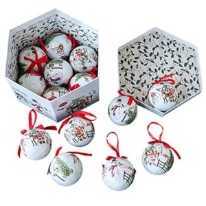 QAZIUY Christmas Balls Christmas Tree Decoration Colored Shatterproof Plastic Decorative Baubles 2.83" Christmas Plastic Ball Christmas Tree Ball Set Hanging Ball for Holiday Wedding Party