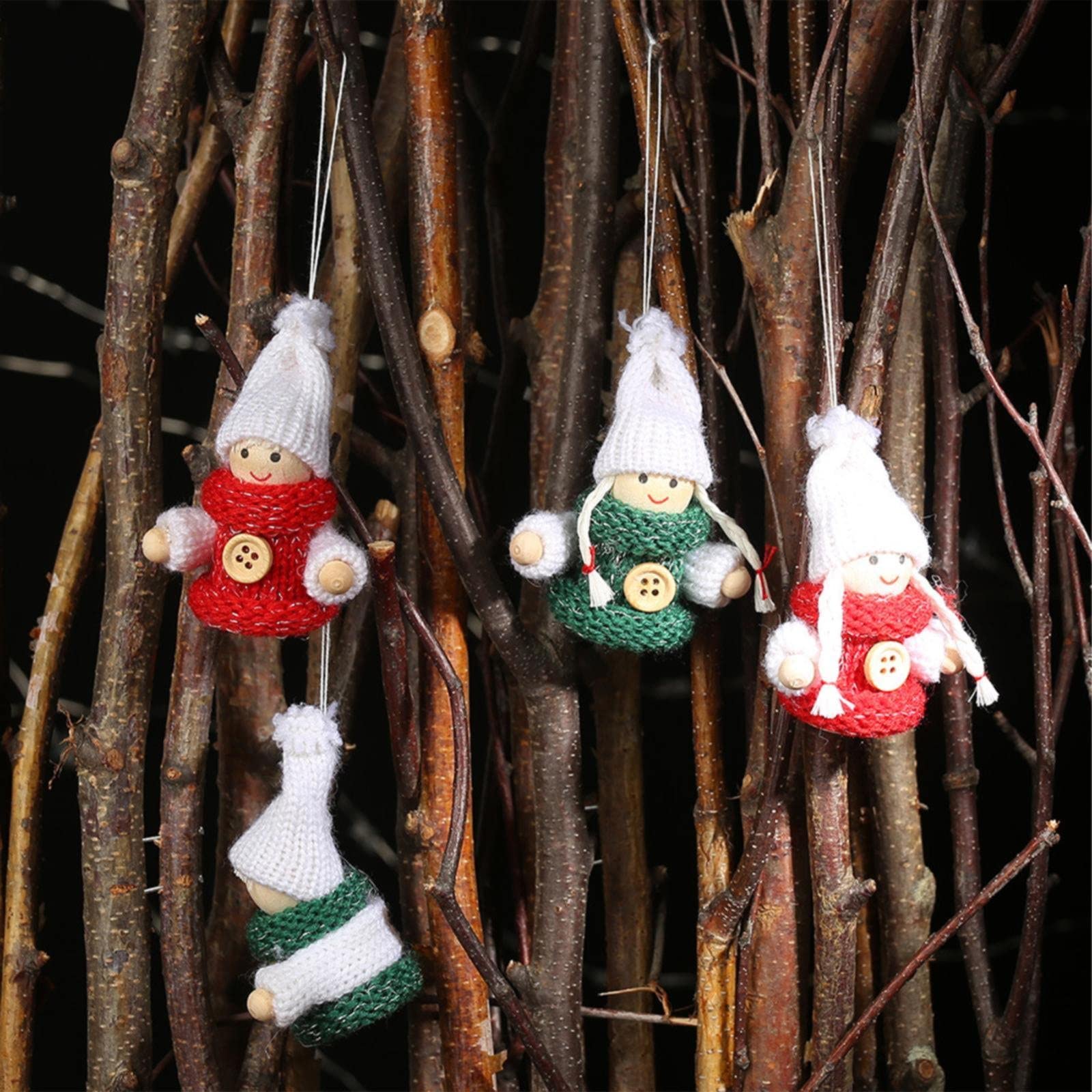 QAZIUY 2023 Christmas Ornaments Hanging Ornaments for Xmas Christmas Gnome Ornament Faceless Doll Christmas Pendant for Christmas Ornaments Xmas Tree Decor Gift for Xmas Tree Holiday Party