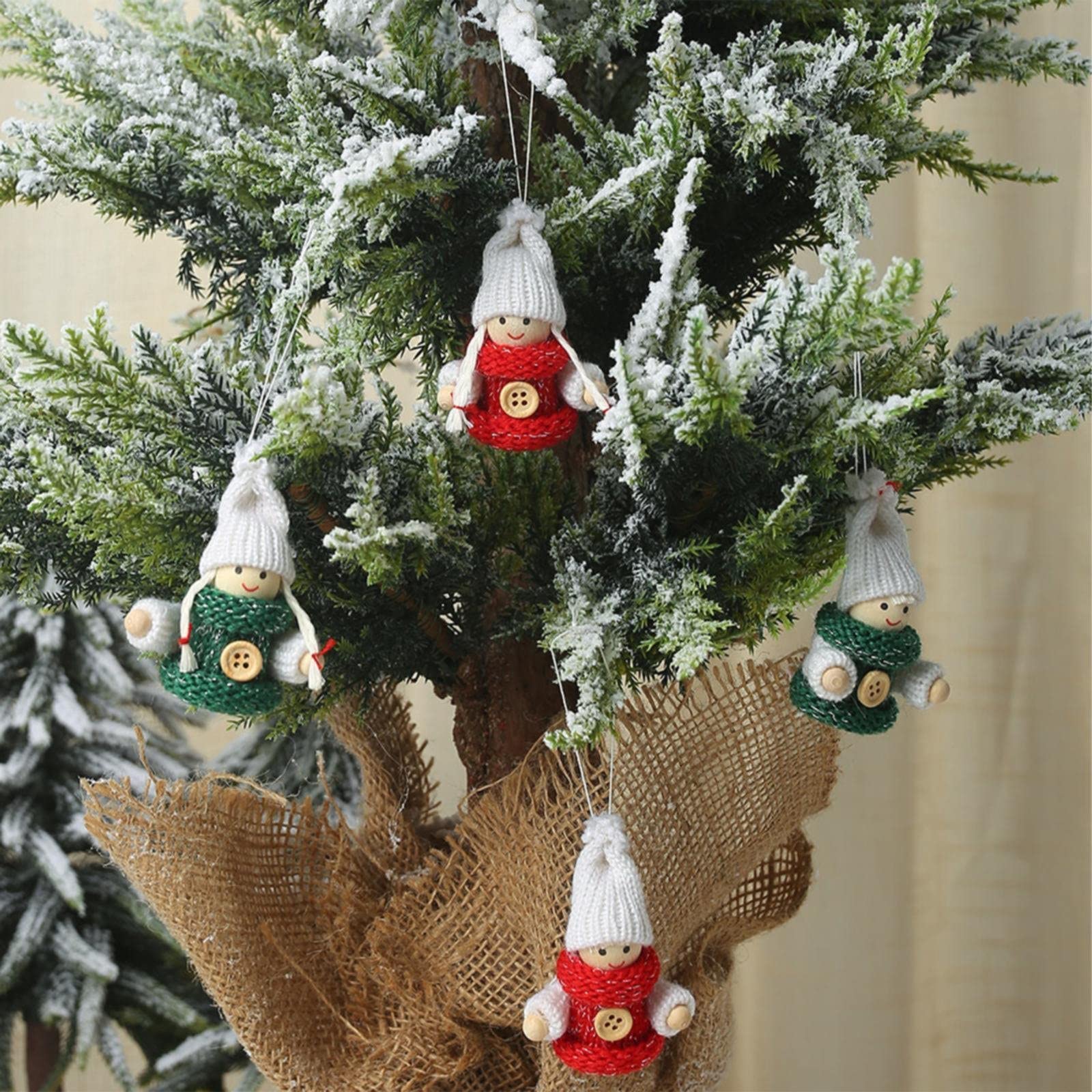 QAZIUY 2023 Christmas Ornaments Hanging Ornaments for Xmas Christmas Gnome Ornament Faceless Doll Christmas Pendant for Christmas Ornaments Xmas Tree Decor Gift for Xmas Tree Holiday Party