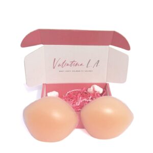 Valentina L.A. Womens Silicone Bra Inserts and Enhancers (Nude)