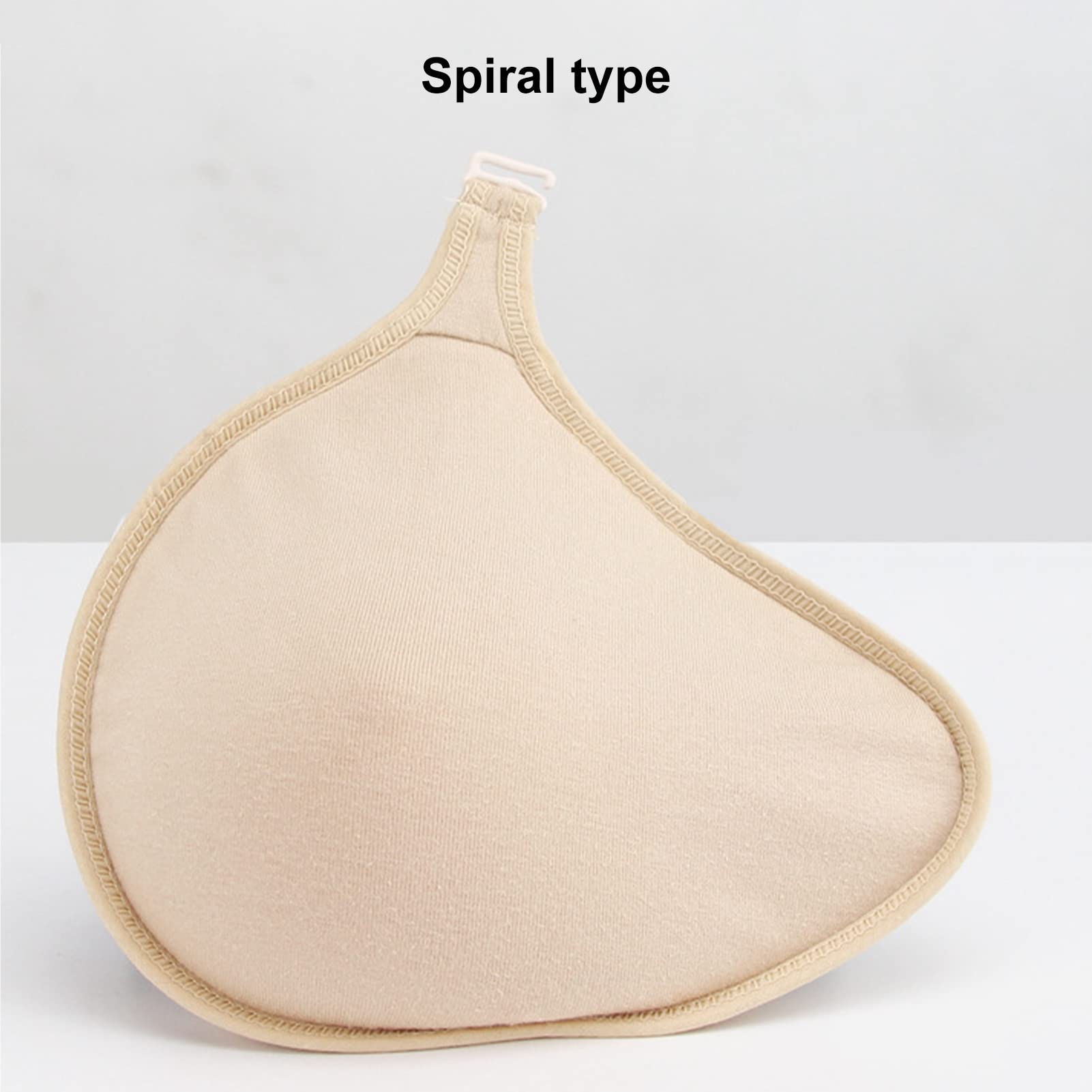 Silicone Breast Forms Protective Cover, Cotton Hook Design Women Mastectomy Prosthesis Cover Bag Excellent Heat Dissipation for Mastectomy Prosthesis (Left)