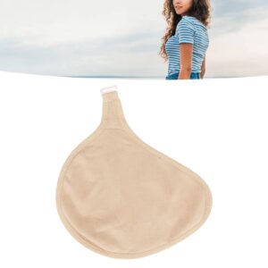 Silicone Breast Forms Protective Cover, Cotton Hook Design Women Mastectomy Prosthesis Cover Bag Excellent Heat Dissipation for Mastectomy Prosthesis (Left)