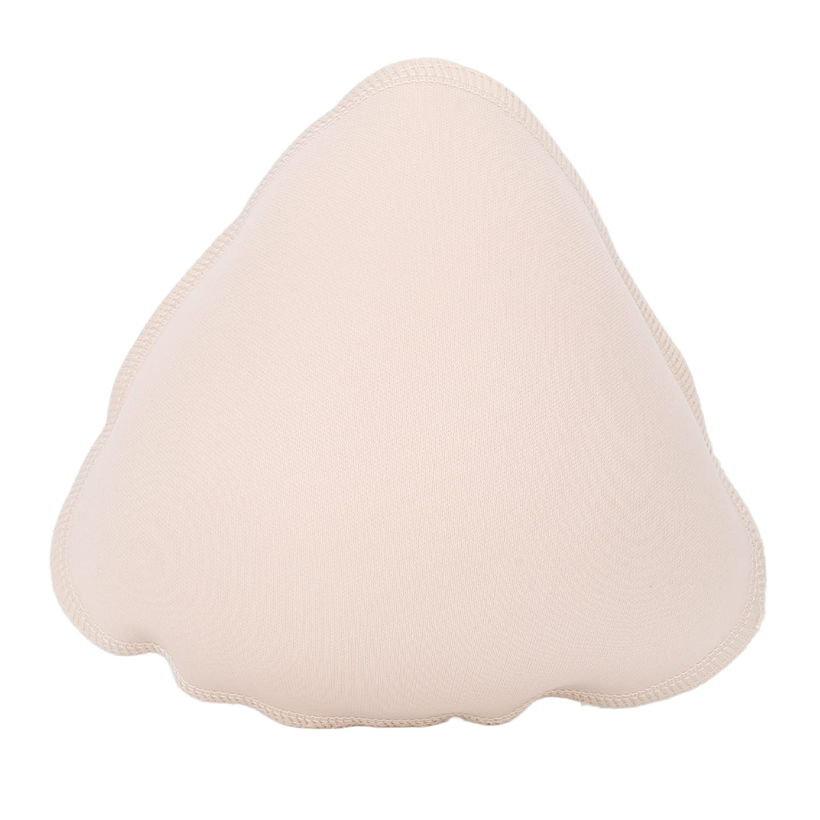 AMONIDA Foam Breast Forms, Breathable Pressure Relief Sponge Bra Inserts for Breast Cancer for Female Breast Surgery for Mastectomy Women (L)