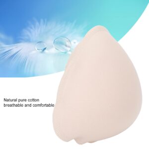 AMONIDA Foam Breast Forms, Breathable Pressure Relief Sponge Bra Inserts for Breast Cancer for Female Breast Surgery for Mastectomy Women (L)