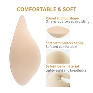 Cotton Breast Form Spiral Shape Post Mastectomy Breast A Pair of Light-weight Cotton Boobs