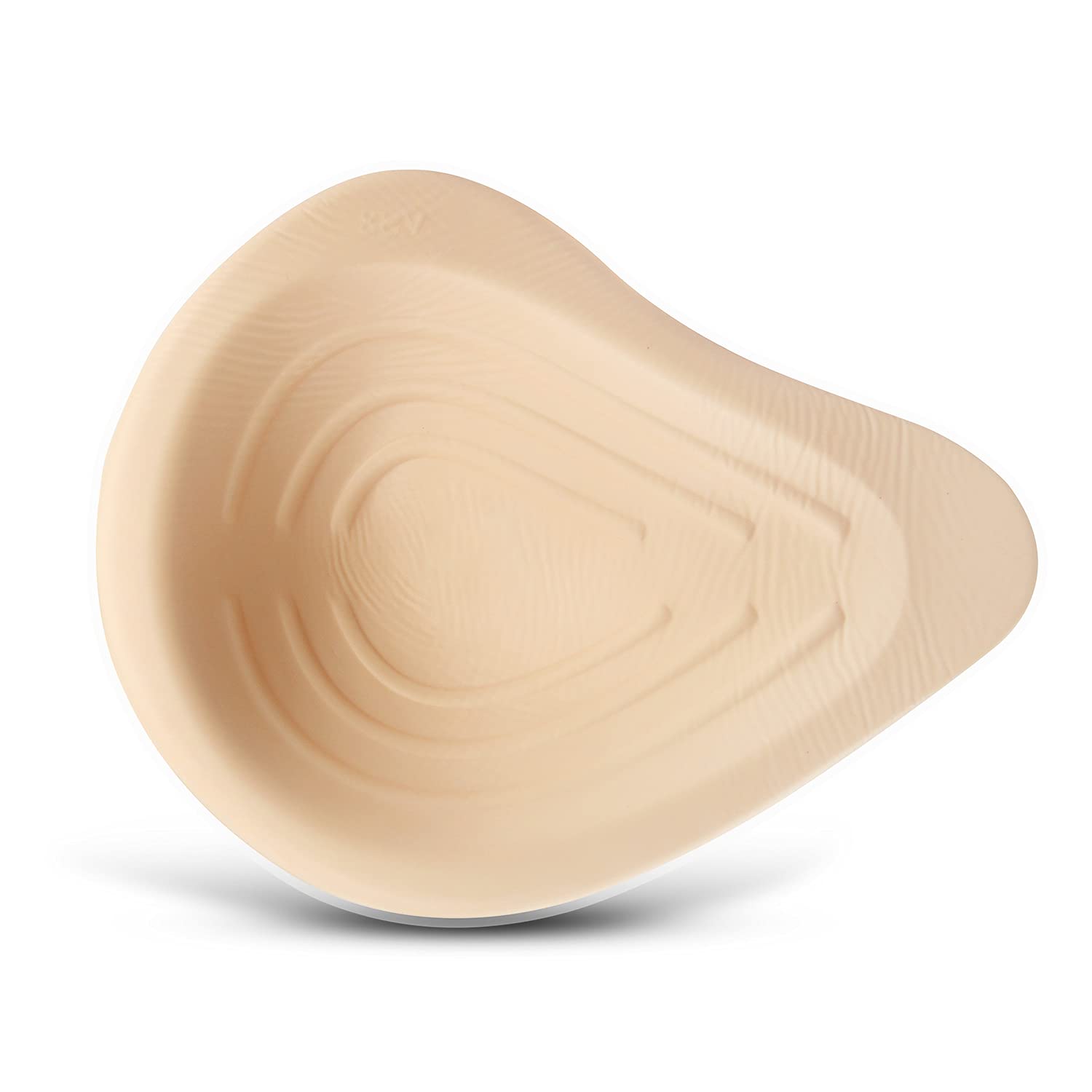 Polreta Lightweight Silicone Breast forms Silicone Breast Prosthesis for Mastectomy Right Spiral Shape Breast Only One Piece