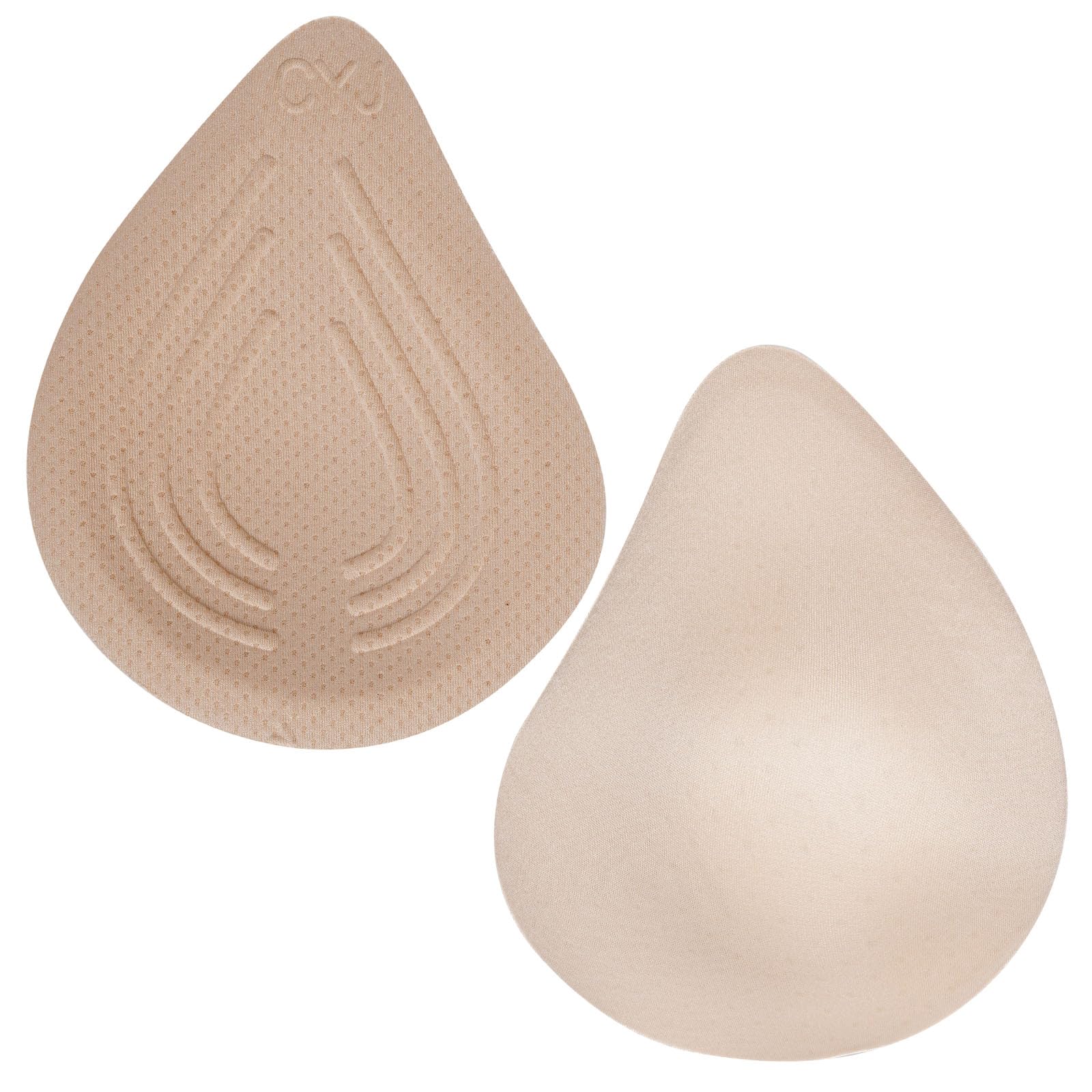 Miayon Cotton Breast Forms False Breast Prosthesis Sponge Boob Bra Insert Pad for Mastectomy Breast Cancer Support Women (D/E-Cup)