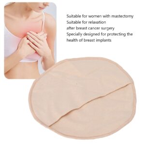 Mastectomy Breast Protective Pocket, Breast Inserted Pad Pocket M Size, Breathable Skin Friendly Breast Prosthesis Bra Pocket, Breast Surgery Bra Pad Insert Cover Pocket(ATR)