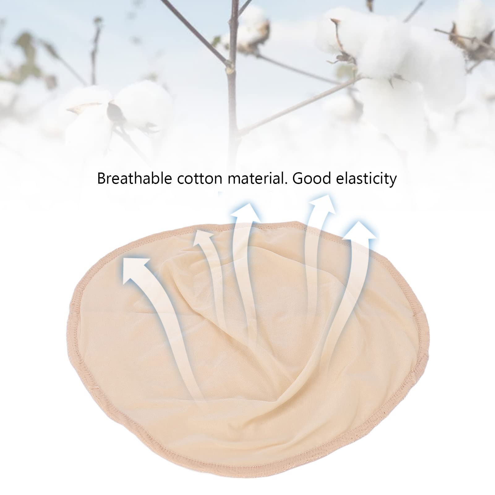 Mastectomy Breast Protective Pocket, Breast Inserted Pad Pocket M Size, Breathable Skin Friendly Breast Prosthesis Bra Pocket, Breast Surgery Bra Pad Insert Cover Pocket(ATR)