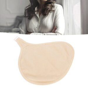 1pc Silicone Breast Forms Protective Cover, Hook Silicone Breast Protective Pockets Mastectomy Prosthesis Cover Bag - Cotton (Left)
