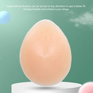 Silicone Breast Form, Mastectomy Prosthesis Self Adhesive Bra Enhancer Insert - Silicone, Round and Full Simulation Appearance, Good Elasticity and Softness (200g)